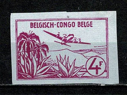 Belg. Congo/Congo Belge Uitgeknipte Zegel Aerogram / Découpure D'aerogramme MNH (2 Scans) - Nuovi