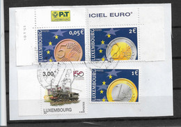 LUXEMBURG 005 / Ausschnitt Mit 4 Marken 2001 O - Used Stamps
