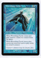 MAGIC The GATHERING  "Wormfang Turtle"---JUDGMENT (MTG--119-4) - Altri & Non Classificati
