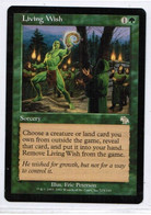 MAGIC The GATHERING  "Living Wish"---JUDGMENT (MTG--119-7) - Autres & Non Classés