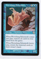 MAGIC The GATHERING  "Wormfang Behemoth"---JUDGMENT (MTG--119-9) - Andere & Zonder Classificatie