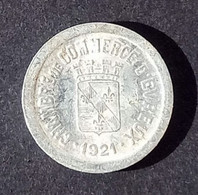 Monnaie De Nécessité 5 Centimes Evreux 1921 - 5 Centimes