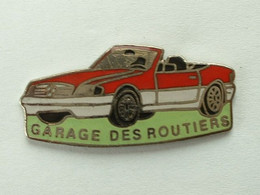 Pin's  MERCEDES - GARAGE DES ROUTIERS - Mercedes