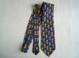 Cravate Oursons Hand Made Faite Main Soie - Ties