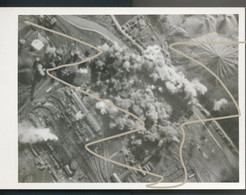 Charleroi Montignies Bombardement Allié En 1944 Repro - Aviación