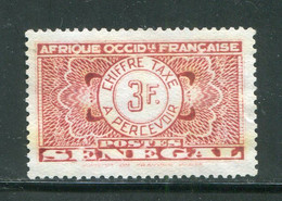 SENEGAL- Taxe Y&T N°31- Neuf Sans Gomme - Timbres-taxe