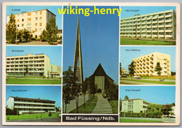 Bad Füssing - Mehrbildkarte 52   Hotels Und Kirche - Bad Füssing