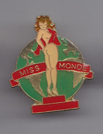 Pin's Miss Monde Pin Ups Nue Réf 3495 - Pin-ups
