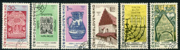 CZECHOSLOVAKIA 1967 Jewish Cultural Artifacts Used.  Michel  1709-14 - Gebruikt