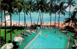 Hawaii Waikiki Beach Outrigger Hotel Swimming Pool - Honolulu