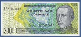 NICARAGUA - P.160 – 20.000 Córdobas ND (1989) UNC Serie FA 10000642 - Nicaragua