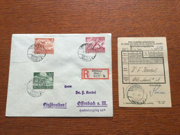 K24 Deutsches Reich 1943 Tag Der Wehrmacht Orts-R-Brief Von Offenbach - Cartas