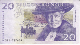 BILLETE DE SUECIA DE 20 KRONOR DEL AÑO 1997 AL 2011  (BANKNOTE) - Svezia