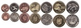 Greenland - Set 7 Coins 25 50 Ore 1 2 5 10 20 Kroner 2010 UNC Lemberg-Zp - Greenland