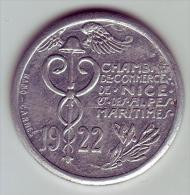 Monnaie De Nécessité - 06 - Nice - Chambre De Commerce. 1922 - 10c - - Monétaires / De Nécessité
