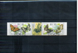 Jugoslawien / Yugoslavia / Yougoslavie 2000 Butterflies  Michel 2962-2965  Sauber Gestempelt / Fine Used - Used Stamps