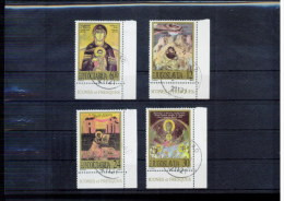 Jugoslawien / Yugoslavia / Yougoslavie 2000 Michel 3004-07 Frescoes And Icons  Sauber Gestempelt / Fine Used - Used Stamps