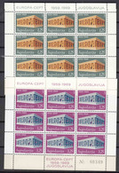 Yugoslavia Republic 1969 Europa - CEPT Mi#1361-1362 II Mint Never Hinged Kleinbogen (Minisheet), Rarer Type, Cat 150 Eur - Unused Stamps