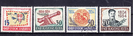 Yugoslavia Republic 1954 Mi#751-754 Used - Usati