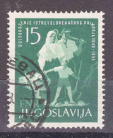 Yugoslavia Republic 1953 Mi#733 Used - Used Stamps