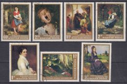 Hungary 1966 Art Paintings Mi#2291-2297 Used - Used Stamps
