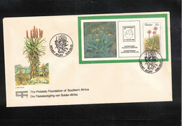 Transkei 1986 Medicinal Plants Aloe Ferox Block FDC - Heilpflanzen