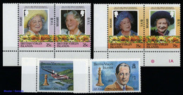 1986, Jungferninseln, 541-44 U.a., ** - Iles Vièrges Britanniques