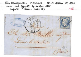 53 - MAYENNE  -  MAYENNE -  Voir Descriptif De La Vente Avec Photo Du Scan - 1849-1876: Période Classique