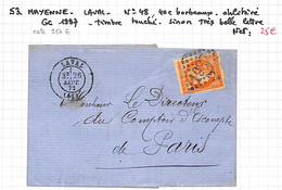 53 - MAYENNE  -  LAVAL -  Voir Descriptif De La Vente Avec Photo Du Scan - 1801-1848: Precursors XIX