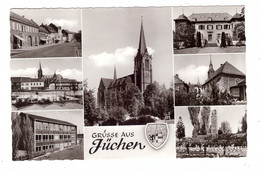4053 JÜCHEN, Strassenpartie, Kirche, Friedhof.... - Neuss