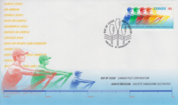 Enveloppe   FDC  1er  Jour   CANADA   23émes   Championnats   Du   Monde   D' Aviron    1999 - Canottaggio