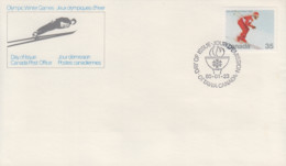 Enveloppe  FDC  1er  Jour   CANADA    Jeux   Olympiques   LAKE  PLACID    1980 - Hiver 1980: Lake Placid