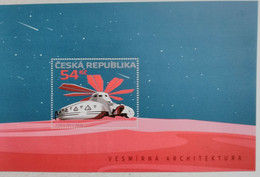 Czech Republic 2020, CZ BL83, Space Architecture, MNH - Ongebruikt