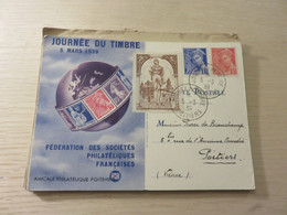 Petit Lot Lettres Et Cartes Commémorations Diverses - Lots & Kiloware (mixtures) - Max. 999 Stamps