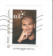 TIMBRE FRANCE ZINEDINE ZIDANE SUR ENVELOPPE 16X11 OBLITERE - Usati