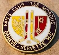 GENEVE SERVETTE HOCKEY CLUB - FAN'S CLUB "LES MORDUS"- ICE - AIGLE - GENEVA - SUISSE - SCHWEIZ - SWITZERLAND -     (28) - Invierno