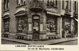 CPA-CHARLEROI " Librairie Botte-Lemye 34 Rue De Marcinelle " - Charleroi
