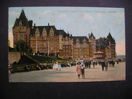 Dufferin Terrace And Chateau Frontenac Quebec 1934 - Québec - Château Frontenac