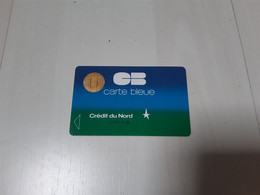 TRES ANCIENNE CARTE A PUCE BULL TEST BANCAIRE CREDIT DU NORD ANNEES 90 A SAISIR !!! - Disposable Credit Card