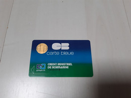 TRES ANCIENNE CARTE A PUCE BULL TEST BANCAIRE CREDIT INDUSTRIEL DE NORMANDIE ANNEES 90 A SAISIR !!! - Disposable Credit Card