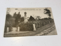 CP Ancienne De Sart-Dame-Avelines : Monument Aux Héros De La Guerre 14/18 (1931) - Villers-la-Ville