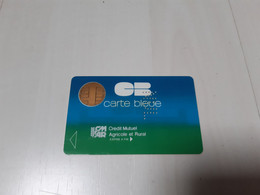 TRES ANCIENNE CARTE A PUCE BULL TEST BANCAIRE CREDIT MUTUEL AGRICOLE ET RURAL ANNEES 90 A SAISIR !!! - Disposable Credit Card