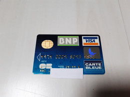 ANCIENNE CARTE A PUCE BANCAIRE BNP FIN ANNEES 90 !!! - Vervallen Bankkaarten