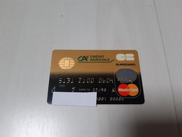 ANCIENNE CARTE A PUCE BANCAIRE CREDIT AGRICOLE FIN ANNEES 90 !!! - Disposable Credit Card
