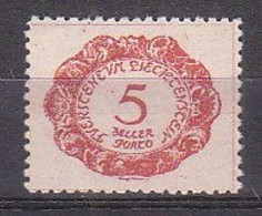 Q2588 - LIECHTENSTEIN TAXE Yv N°1 ** - Taxe