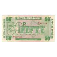 Billet, Grande-Bretagne, 50 New Pence, Undated (1972), KM:M49, SUP - Forze Armate Britanniche & Docuementi Speciali