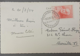 P) 1954 FRANCE, CHARITY A. BOURRELLE STAMP, COVER OF MONTAUBAN MAIN RECIPE OF POSTS, WITH CANCELLATION, XF - Other & Unclassified