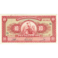 Billet, Pérou, 10 Soles De Oro, 1967, 1967-05-25, KM:84a, SPL - Pérou