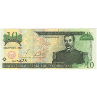 Billet, Dominican Republic, 10 Pesos Oro, 2001, 2001, KM:168a, SPL - Dominikanische Rep.