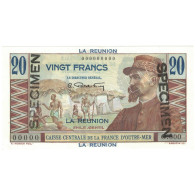 Billet, Réunion, 20 Francs, Specimen, KM:43s, SPL+ - Riunione